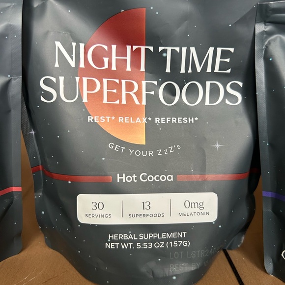 Moonbrew nightine superfoods rest relax refresh herbal supplement!  All 3! - Picture 3 of 7